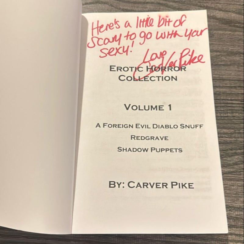 Erotic Horror Collection SIGNED