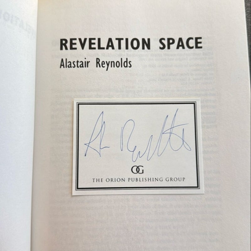 Revelation Space (Signed 1st UK Edition)