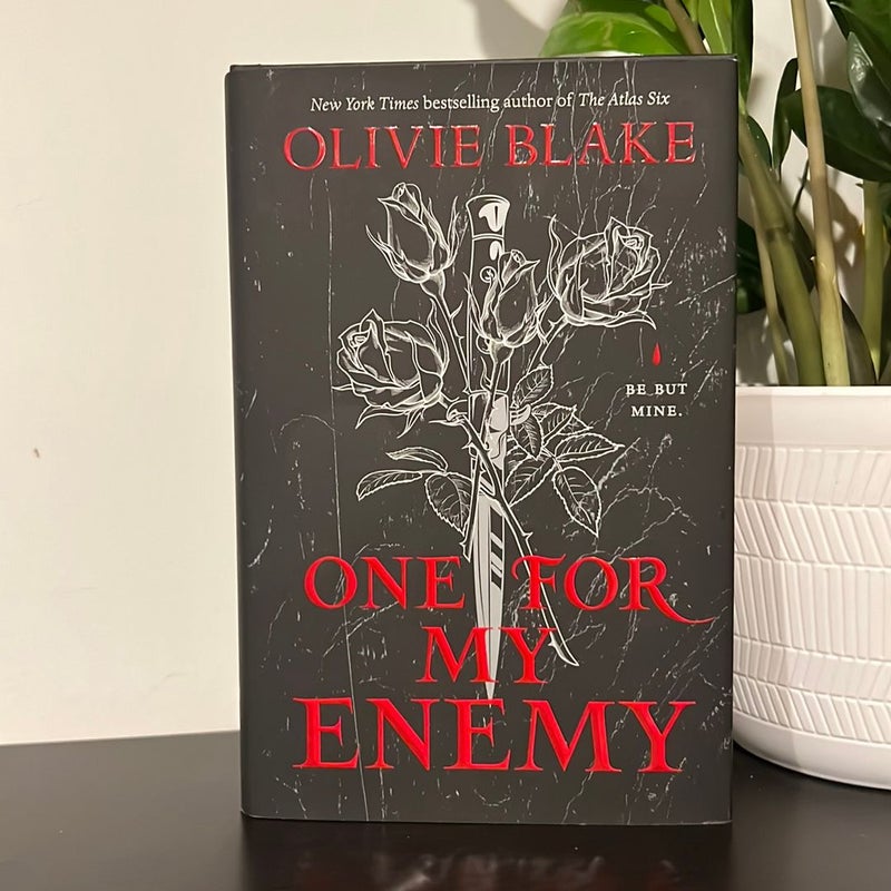 SIGNED COPY) ONE FOR MY ENEMY BY OLIVIE BLAKE - HARDCOVER - FICTION