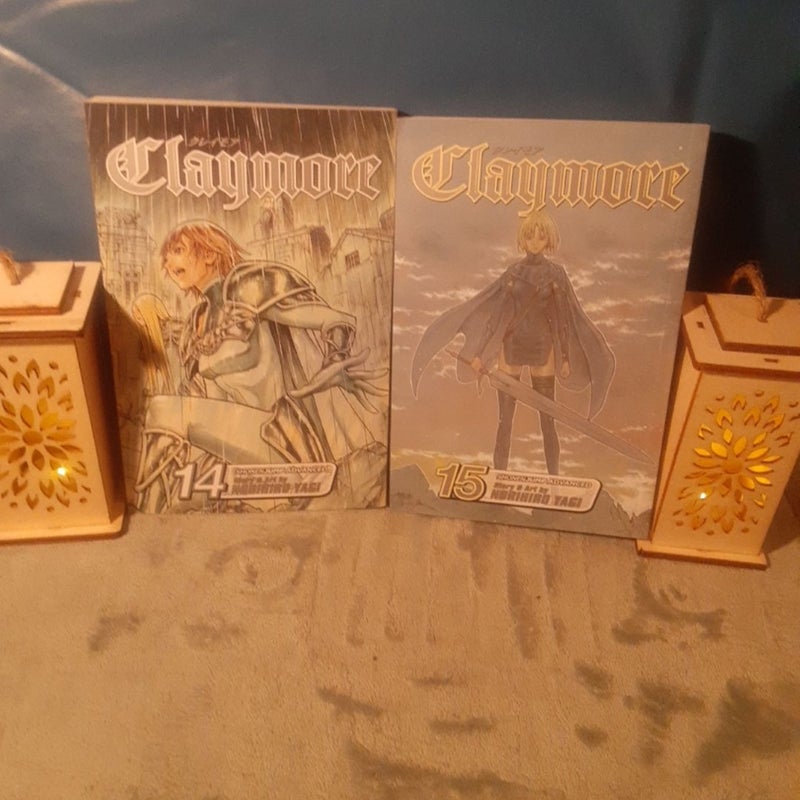 Claymore By Norihiro Yagi, Viz English Manga Lot Vol. 14 & 15 