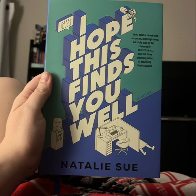 I hope this finds you well