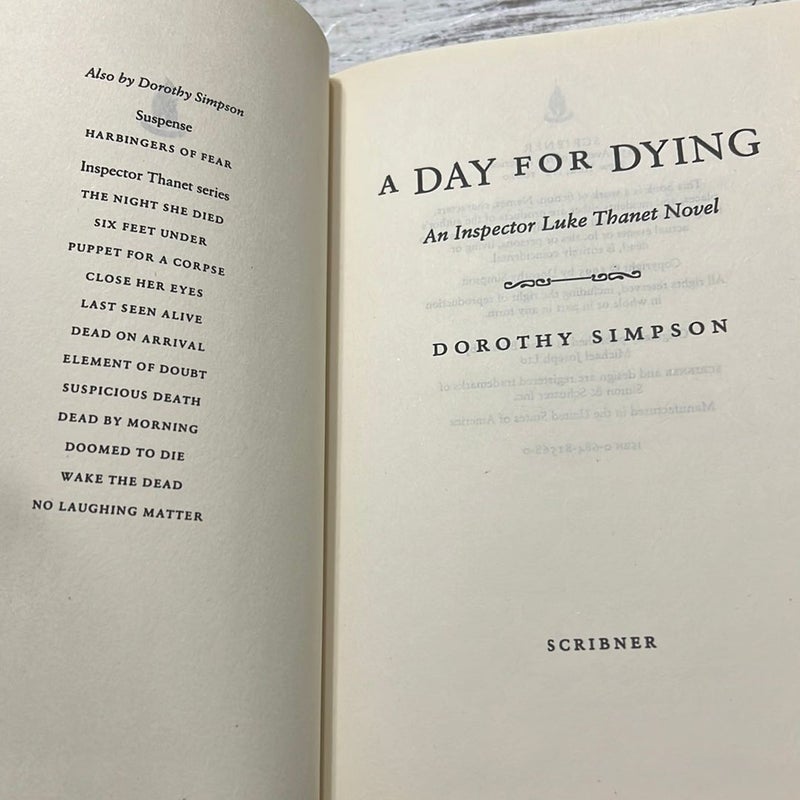 A Day for Dying