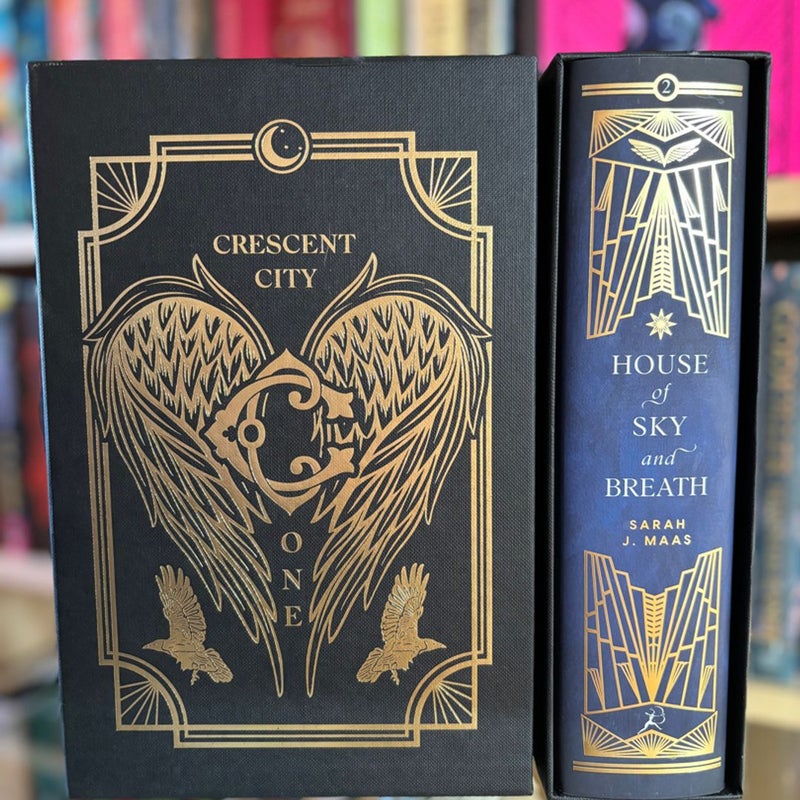 Fairyloot Exclusive Edition Crescent City Set House of Earth and Blood House of Sky and Breath