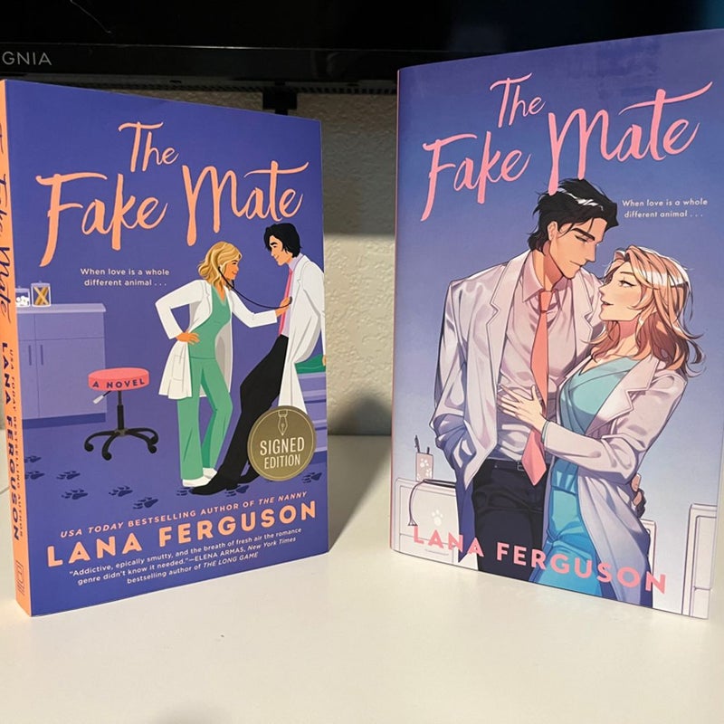 The Fake Mate Signed special edition and Signed Fairyloot edition combo