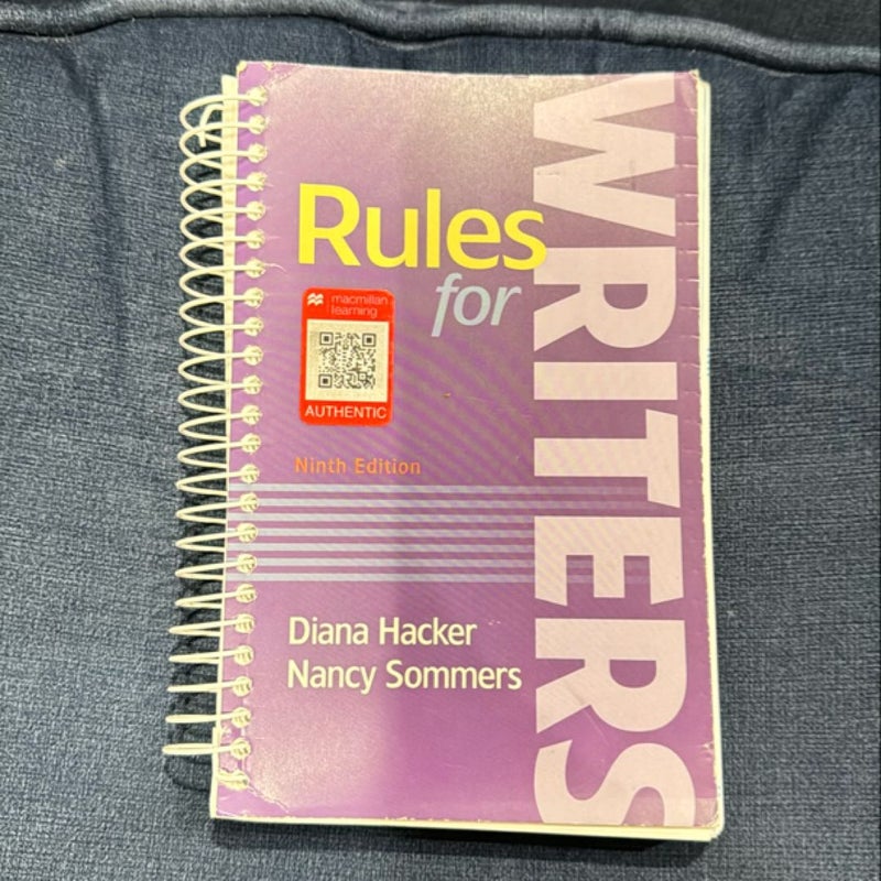 Rules for Writers