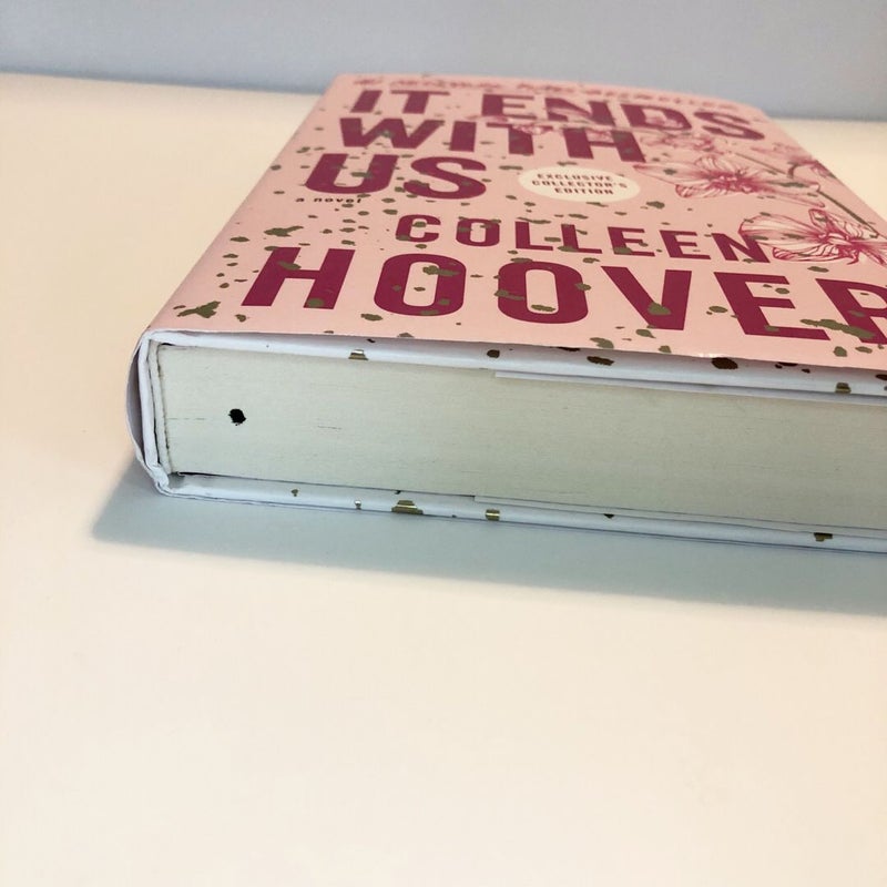 Signed Collectors Edition It Ends With Us by Colleen Hoover