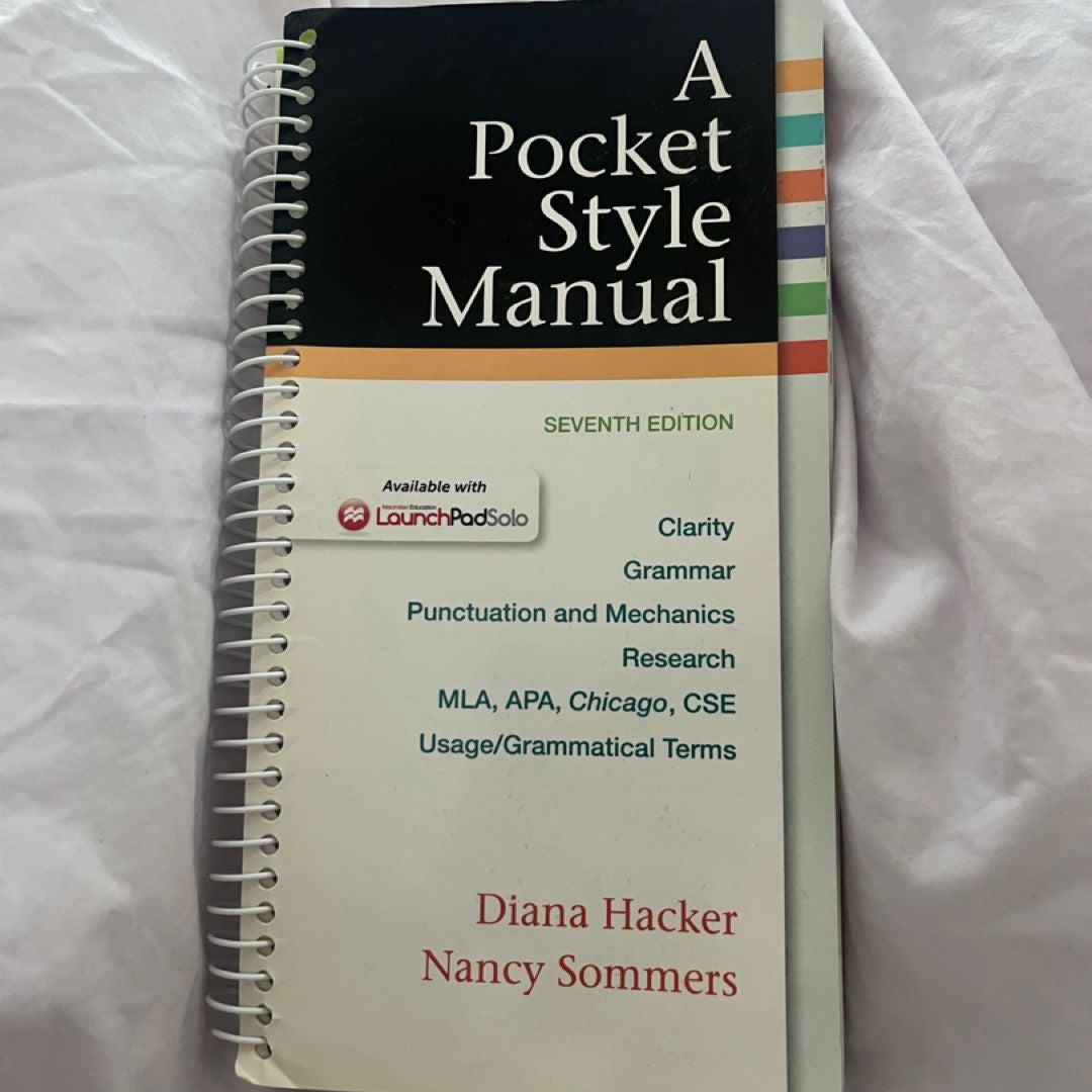 A Pocket Style Manual