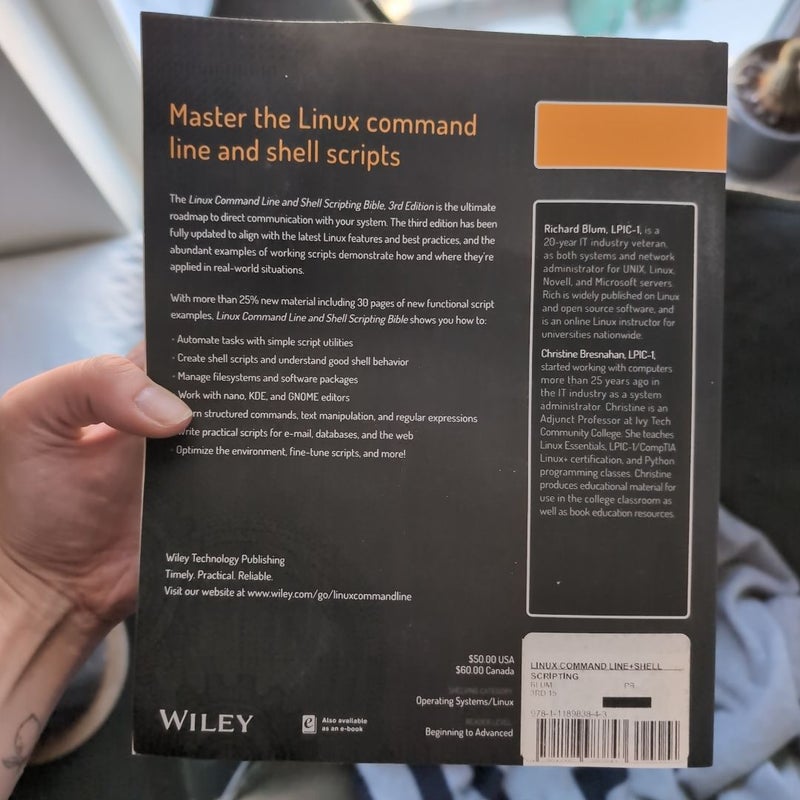 Linux Command Line and Shell Scripting Bible