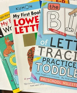 3 books for toddlers to kindergartners about lettering and writing