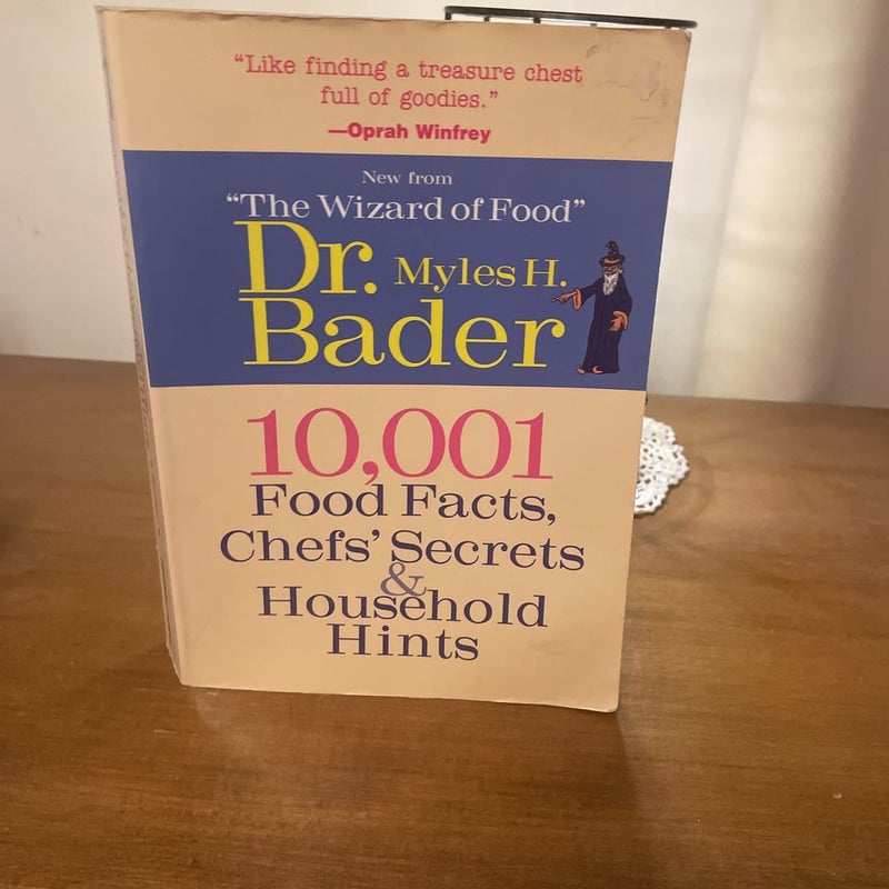 The Wizard of Food Presents 10,001 Food Facts, Chef's Secrets and Household Hints