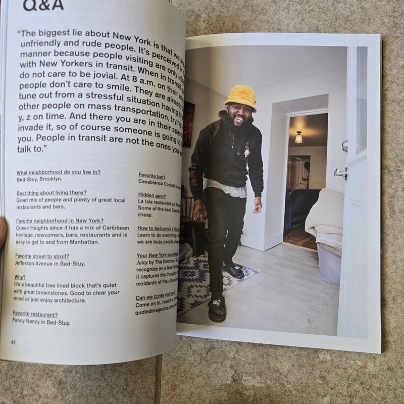 Lot (3) Quoted Magazine New York Lifestyle Art Culture Magazine 2018 2019
