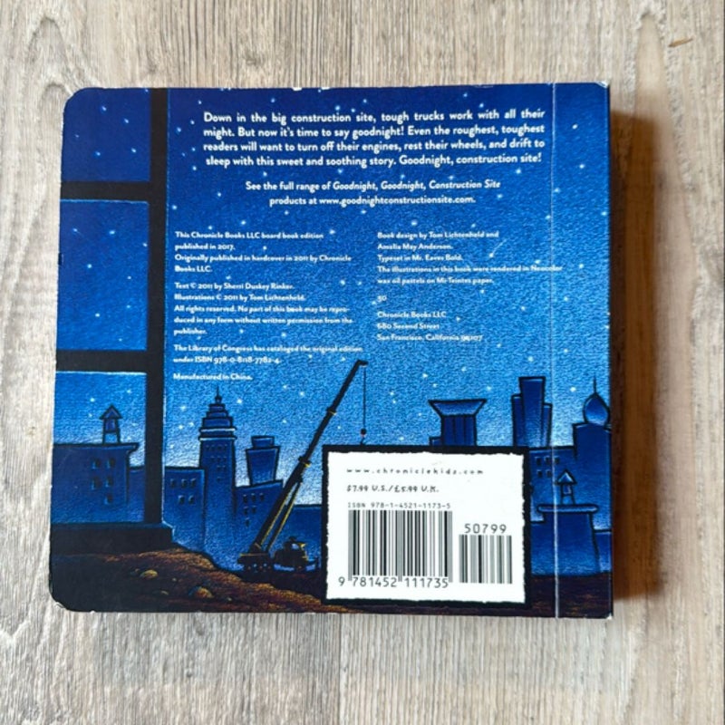 Goodnight, Goodnight Construction Site (Hardcover Books for Toddlers, Preschool Books for Kids)