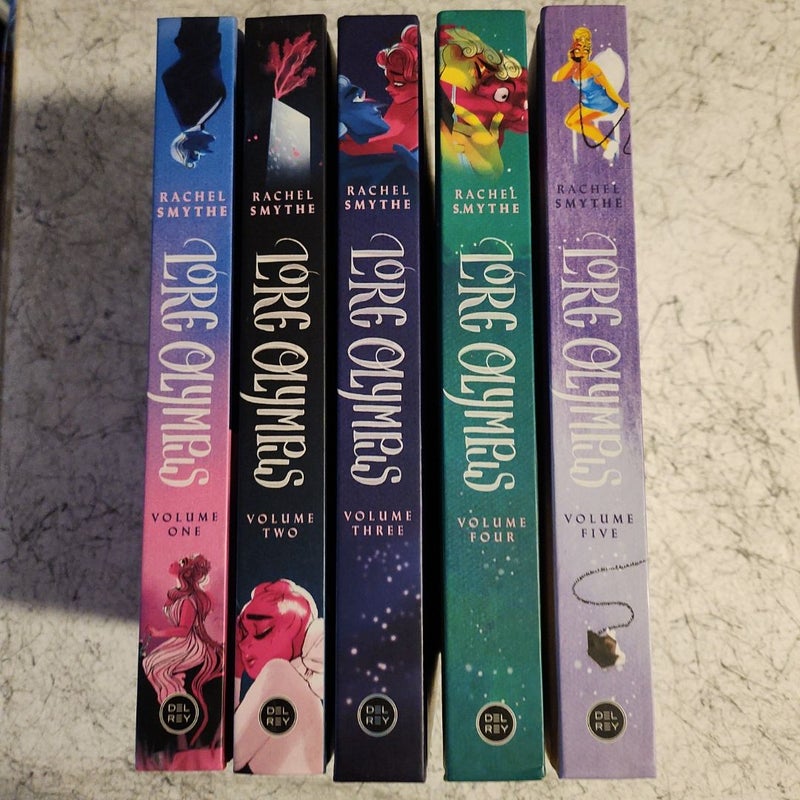 Lore Olympus set 1-5 (hardcover)