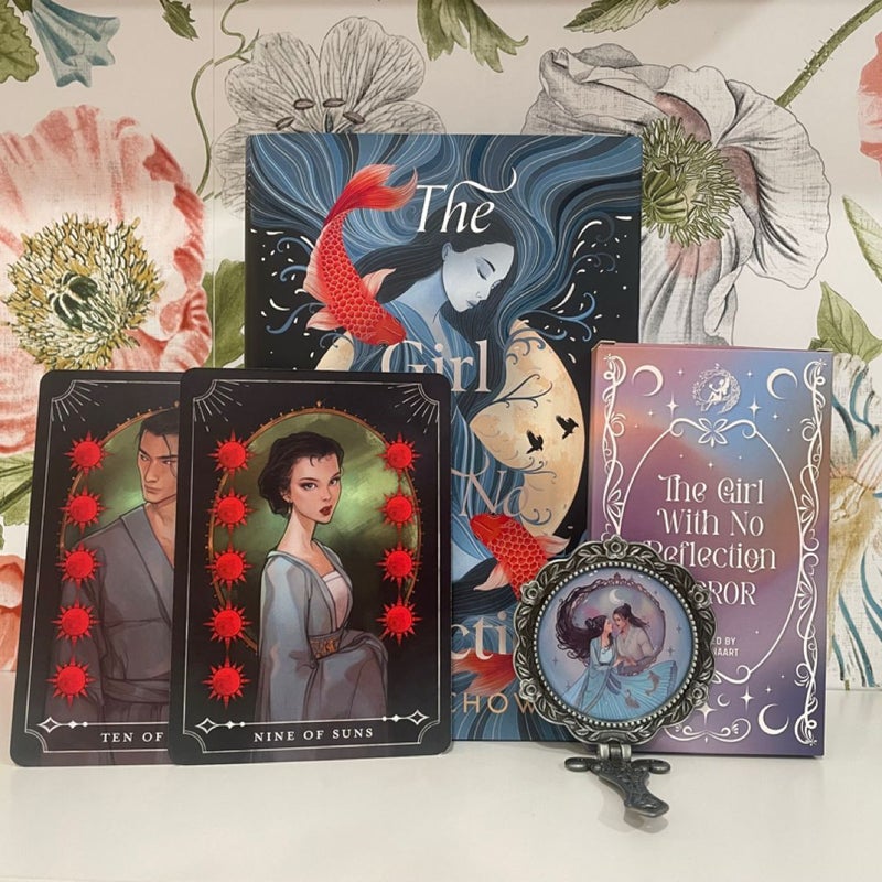 Fairyloot Exclusive Book and Items: The Girl With No Reflection + tarot cards + mirror