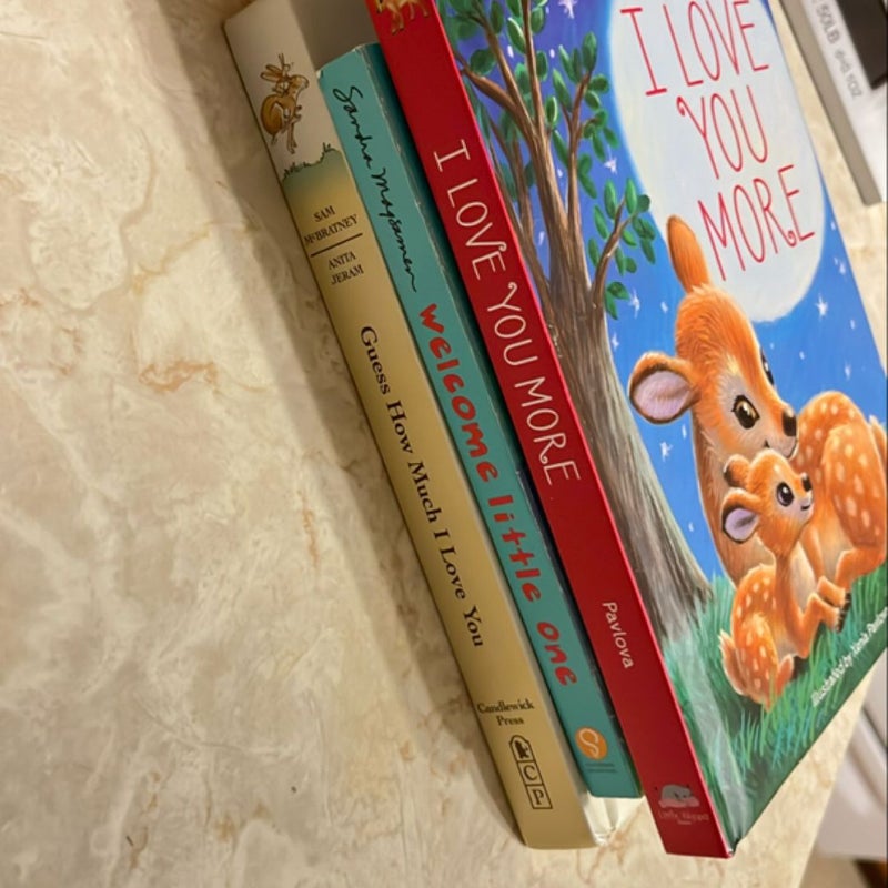 Bundle of 3 board books for baby