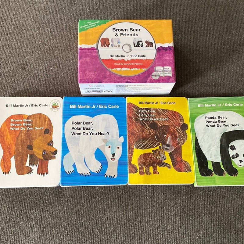 Brown Bear and Friends Board Book and CD Set