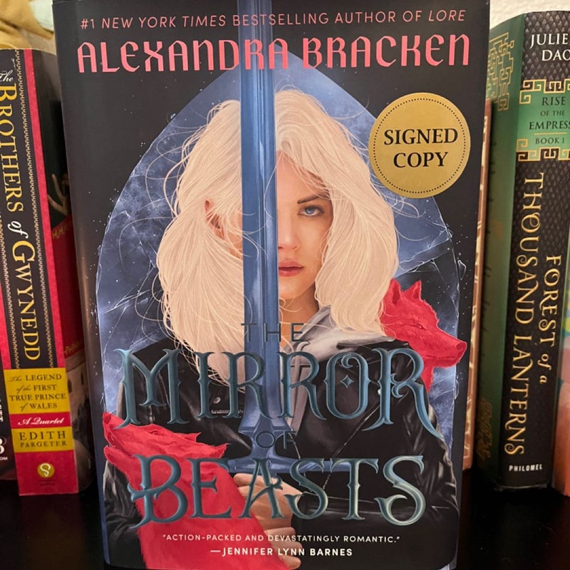 The mirror of beast bn 1st ed. Signed 