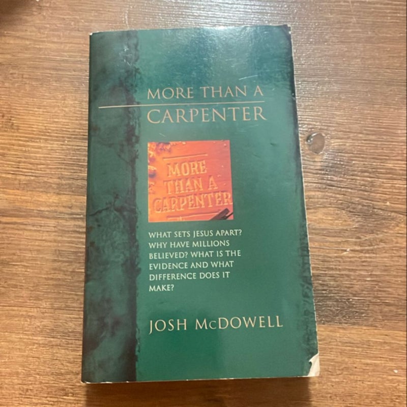 More Than a Carpenter/ The Life of Jesus