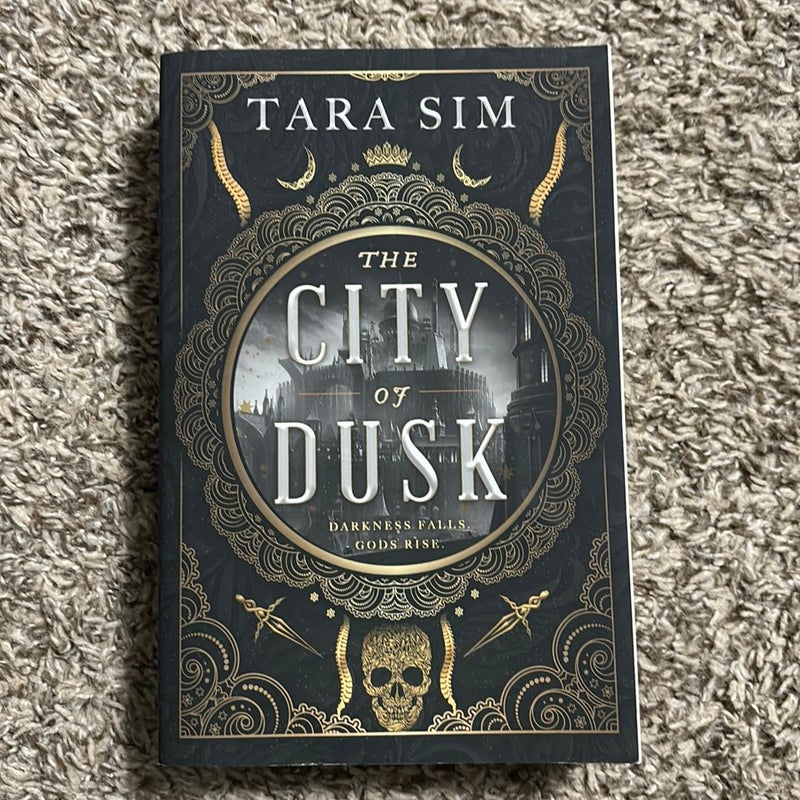 The City of Dusk - Letter from author & signed book plate