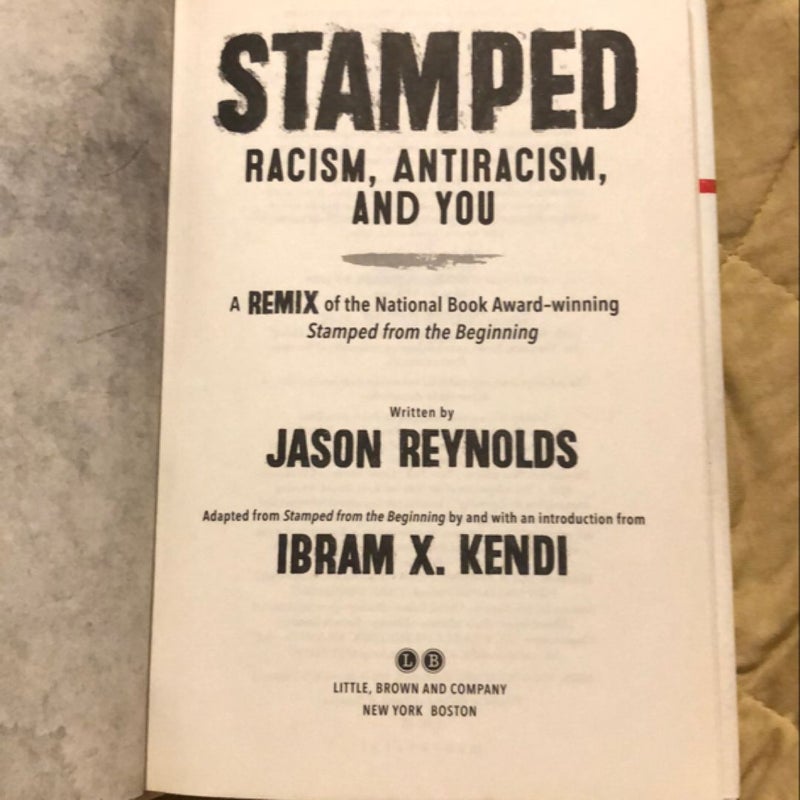 Stamped: Racism, Antiracism, and You