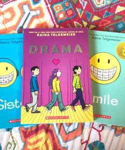 Smile, Sisters, Drama 3 book bundle