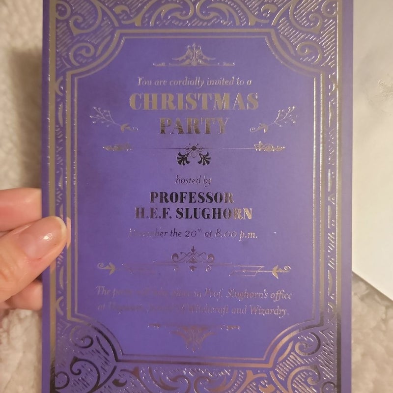 Christmas Party with Slughorn Invite