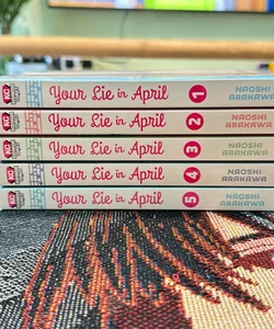 Your Lie in April, vols 1-5
