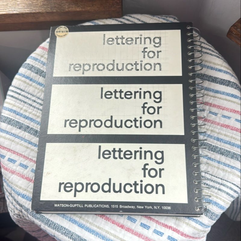 Letter for reproduction 