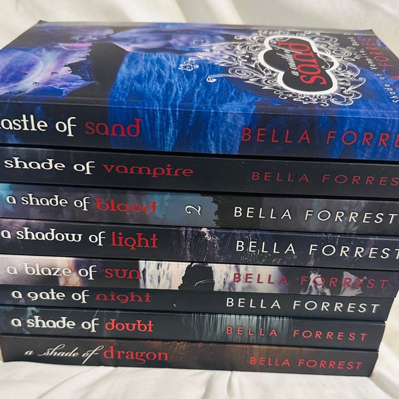Selling as a set- 8 Bella Forrest Paperbacks