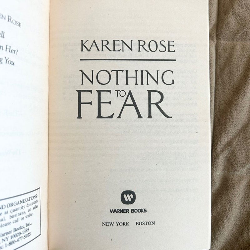 Nothing to Fear