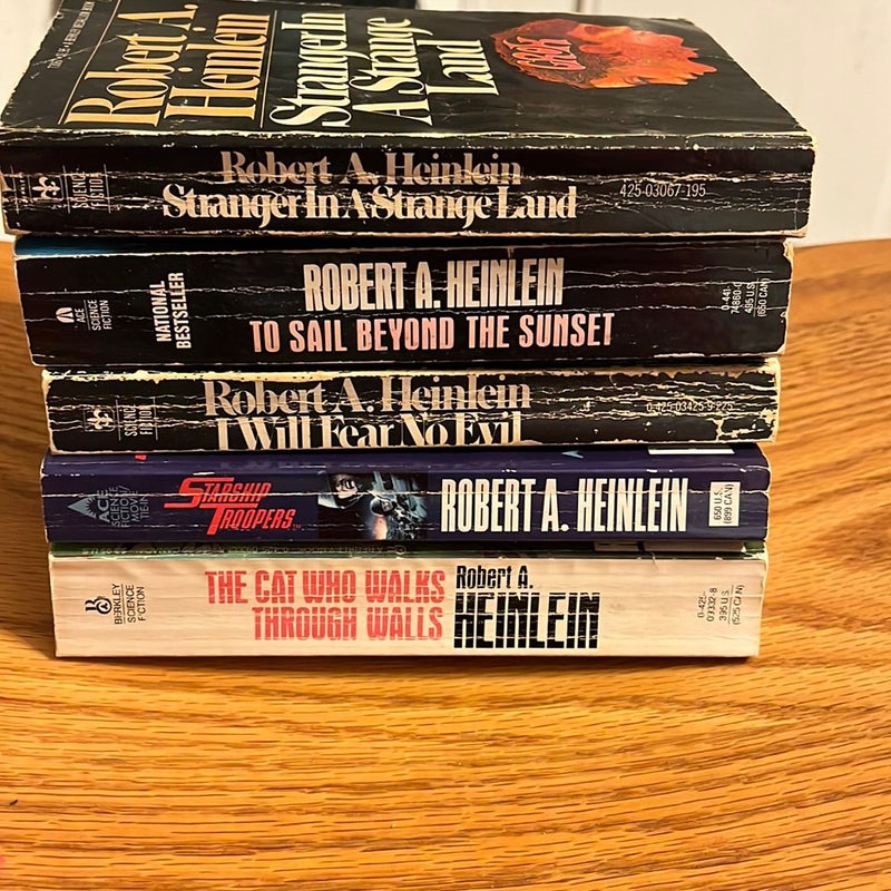 Robert Heinlein 5 Book Set