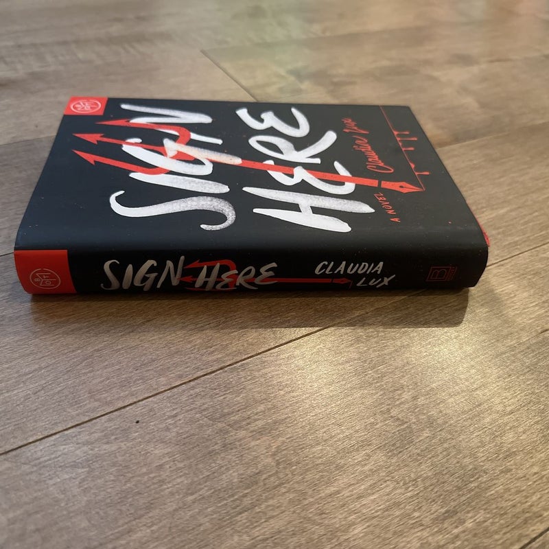 OUT NOW: Sign Here by Claudia Lux