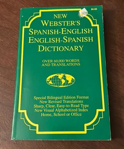New Webster’s English-Spanish Dictionary