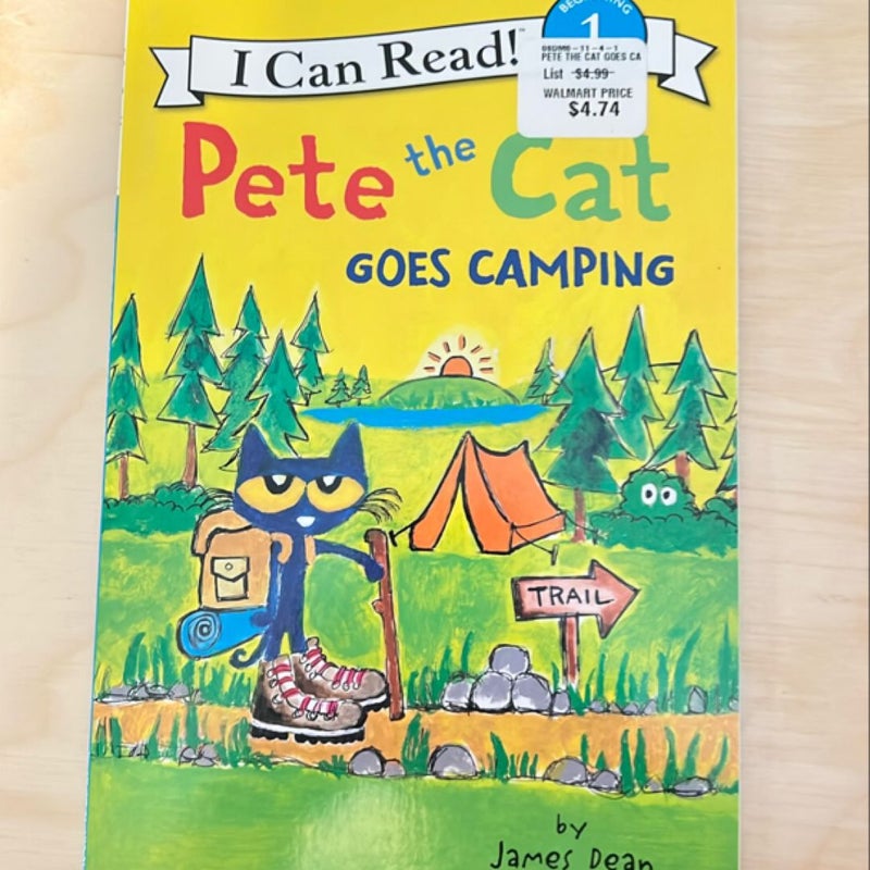 Pete the Cat Goes Camping