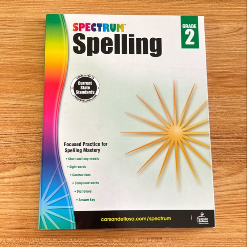 Spectrum Spelling, Grade 2