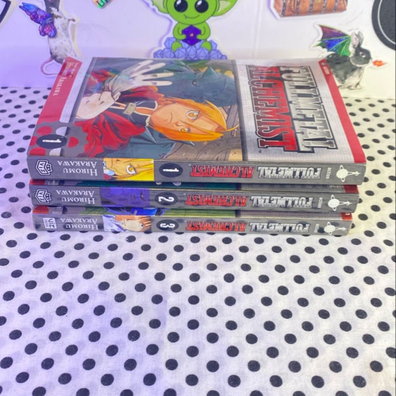 Lot of first three Full Metal Alchemist manga