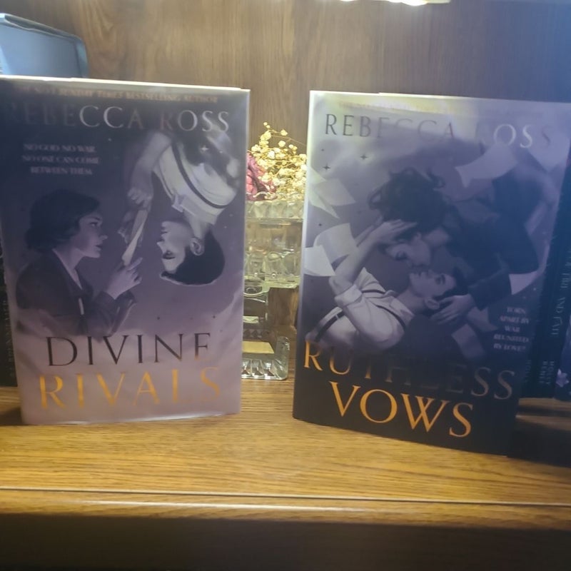 Divine Rivals/ruthless vows fairyloot edition by Rebecca