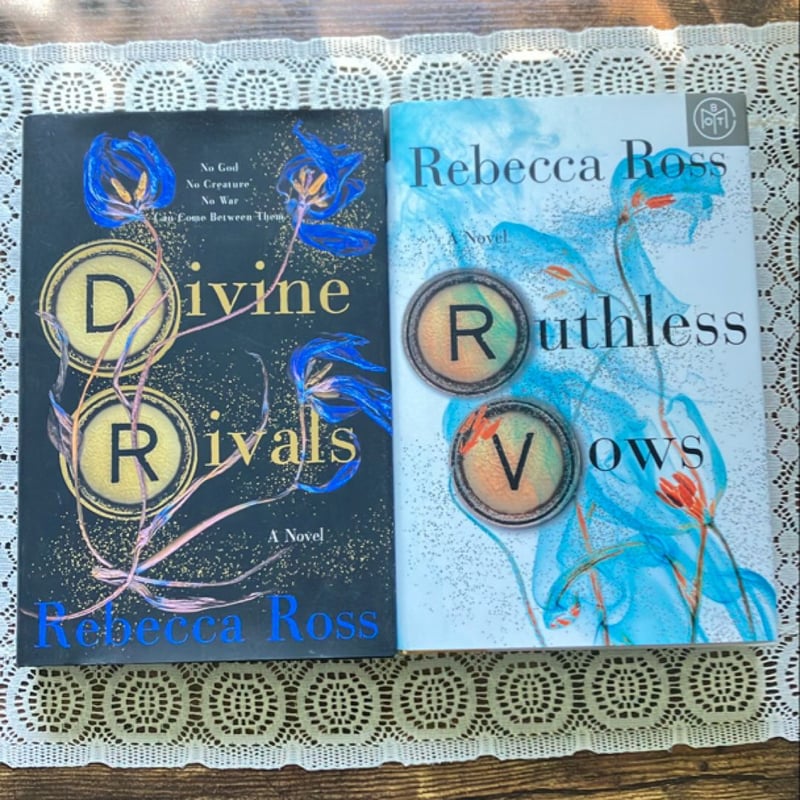 Divine Rivals & Ruthless Vows set by Rebecca Ross , Hardcover | Pangobooks