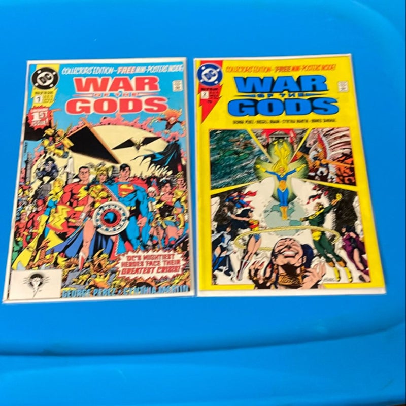 War Of The Gods (1991 DC) Collectors Edition Free Mini Posters Inside!