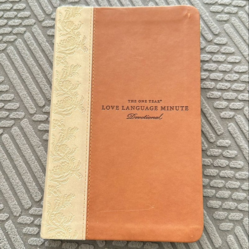 The One Year Love Language Minute Devotional