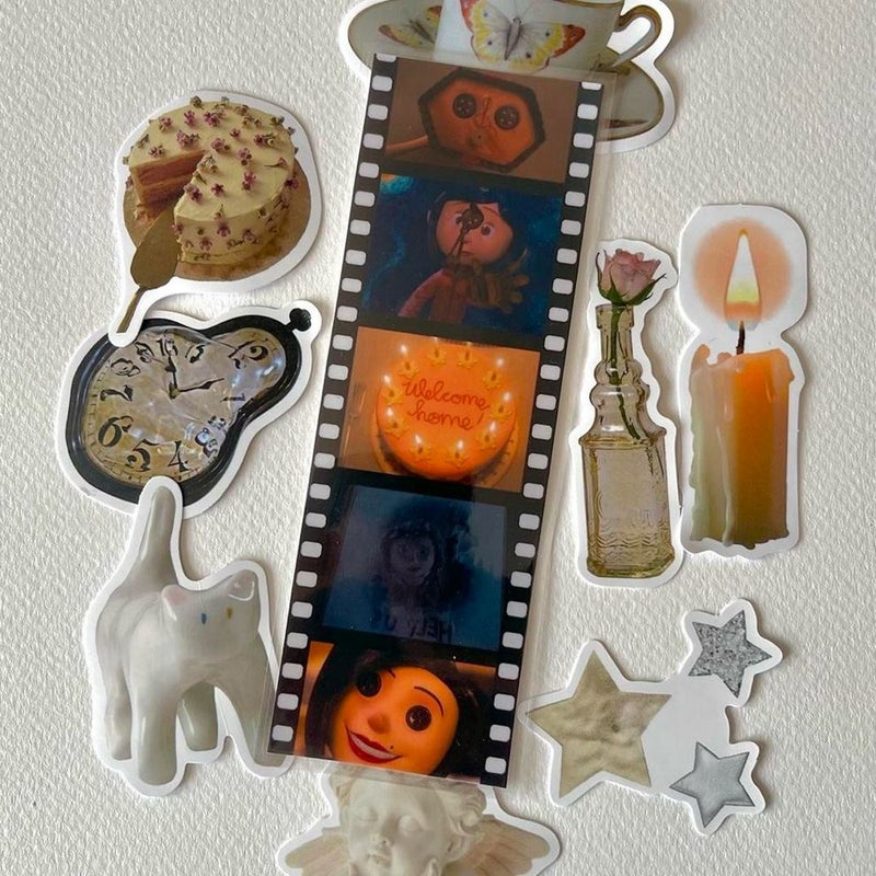 Coraline film strip bookmark 