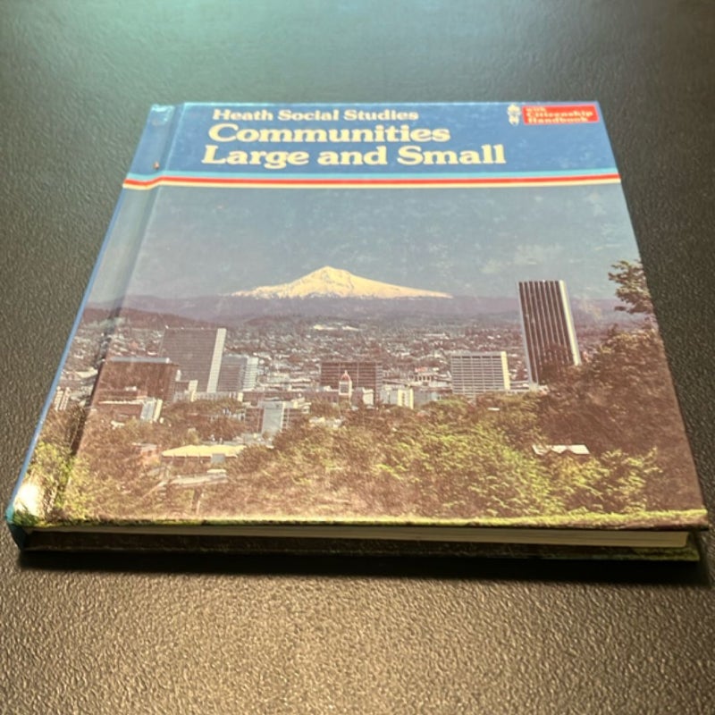 Communities Large and Small