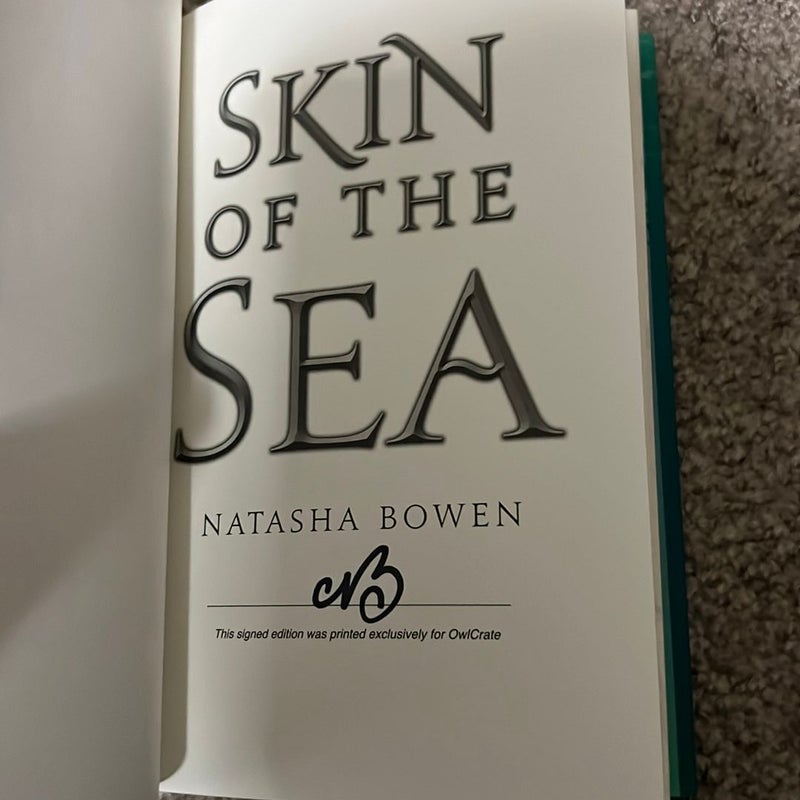 Skin of the Sea owlcrate signed edition