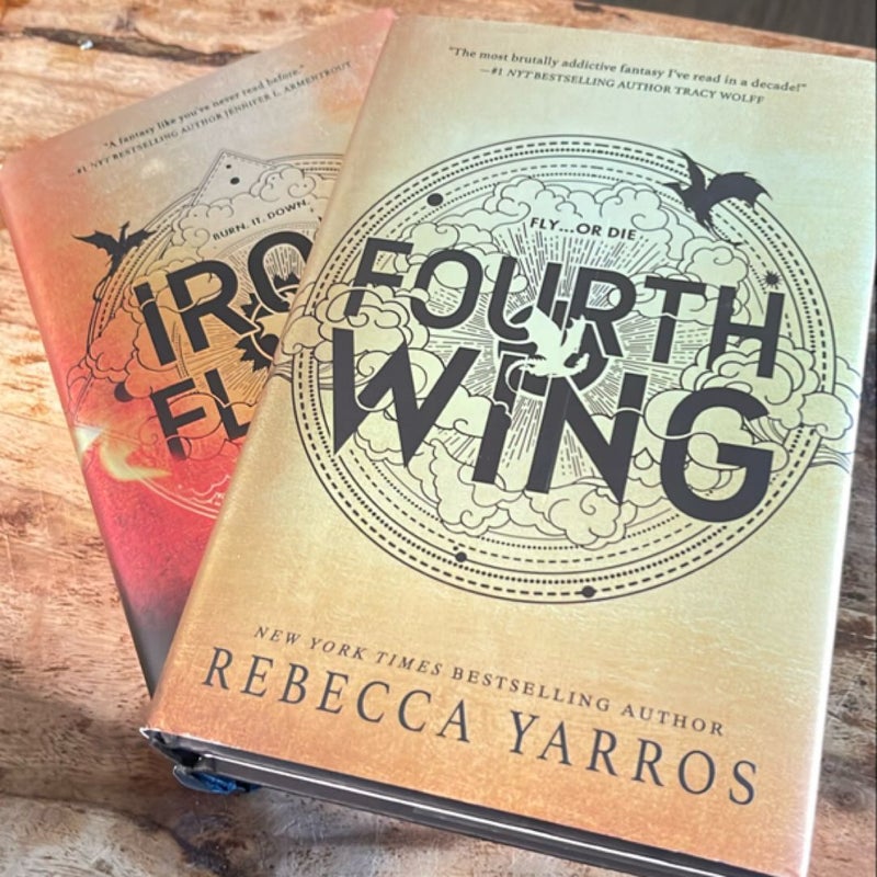 Iron Flame & Fourth Wing 2 BOOK SET 