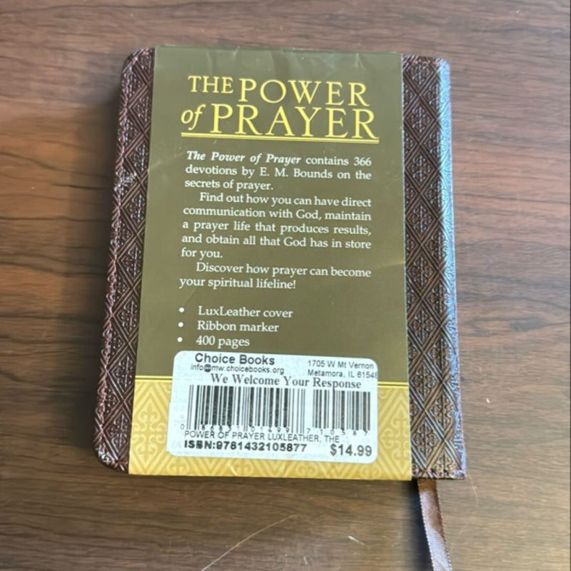 Power of Prayer Lux-Leather