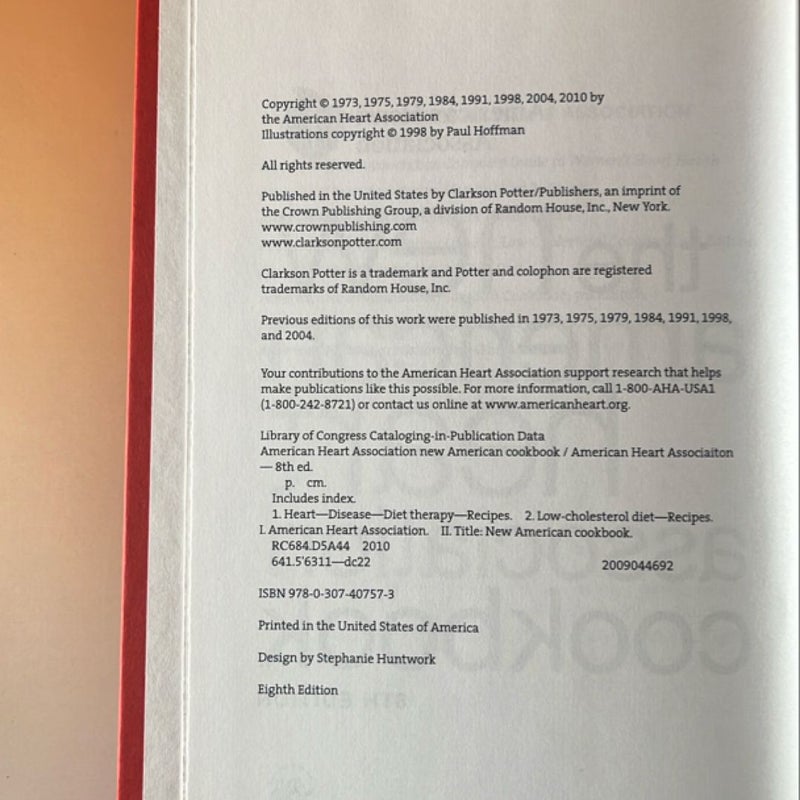 The New American Heart Association Cookbook