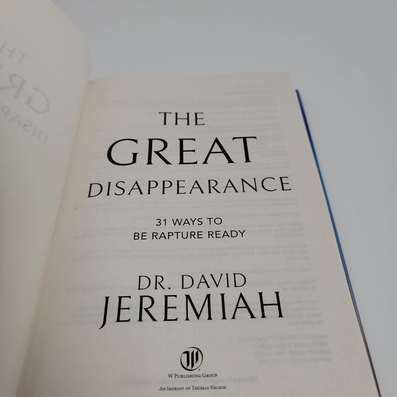 The Great Disappearance