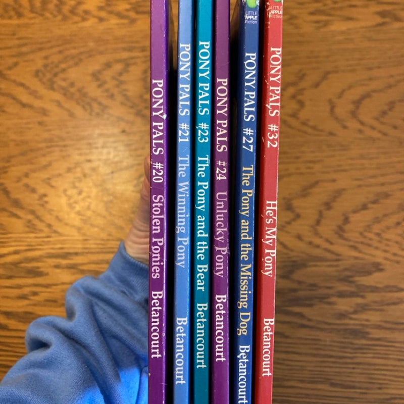 Pony Pals Series #20,21,23,24,27,32 