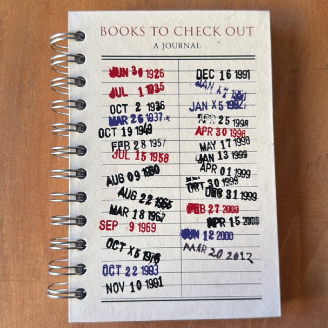 Books to Check Out (Journal)