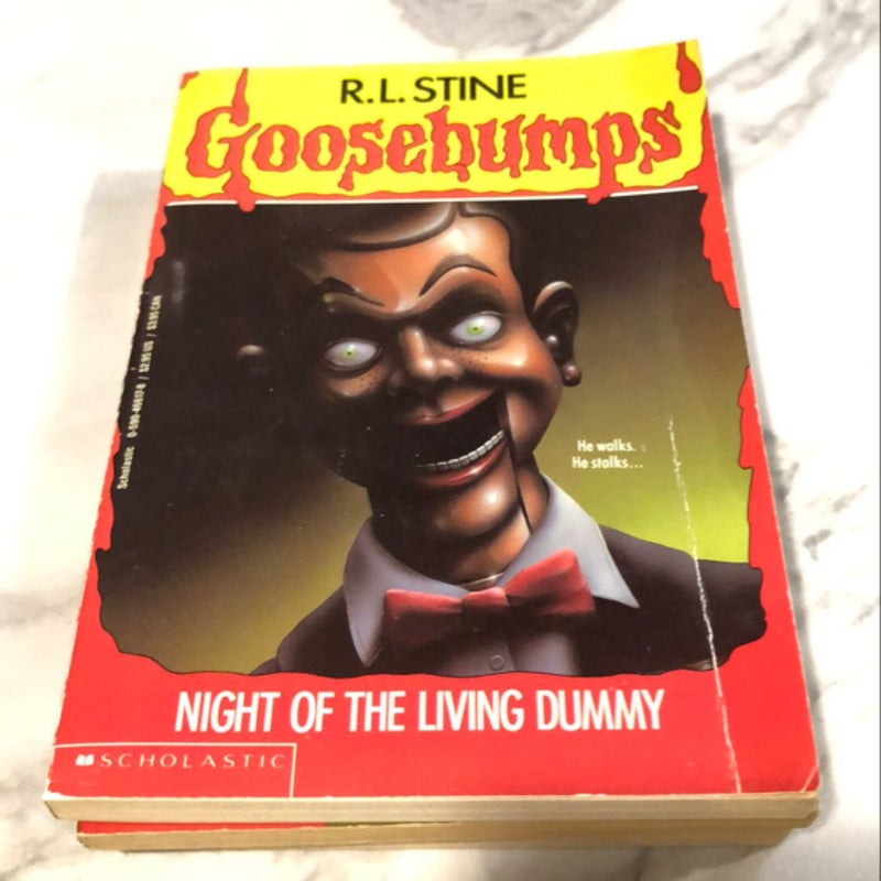 Vintage Goosebumps 5 book set